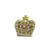 Crown Rhinestone Brooch Pin For Clothing Bags DIY Crafts 1 1/2 Inch X 1 1/4 Inch
